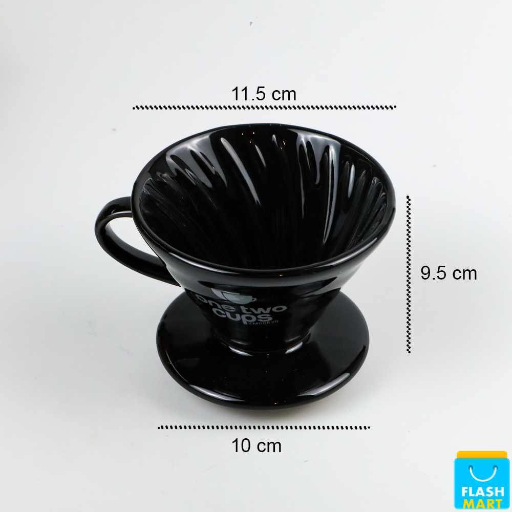 Flashmart Filter Penyaring Kopi V60 Glass Coffee Filter Dripper - ZM00639