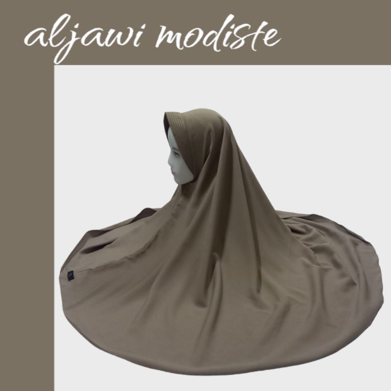 Jilbab Pet Antem Wollycrepe - KHAKI