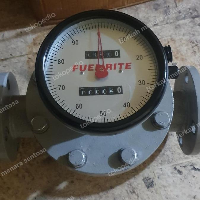 Cast Iron Oval Gear Flow Meter / Flowmeter Merek Fuel-Rite Size 2 Inch