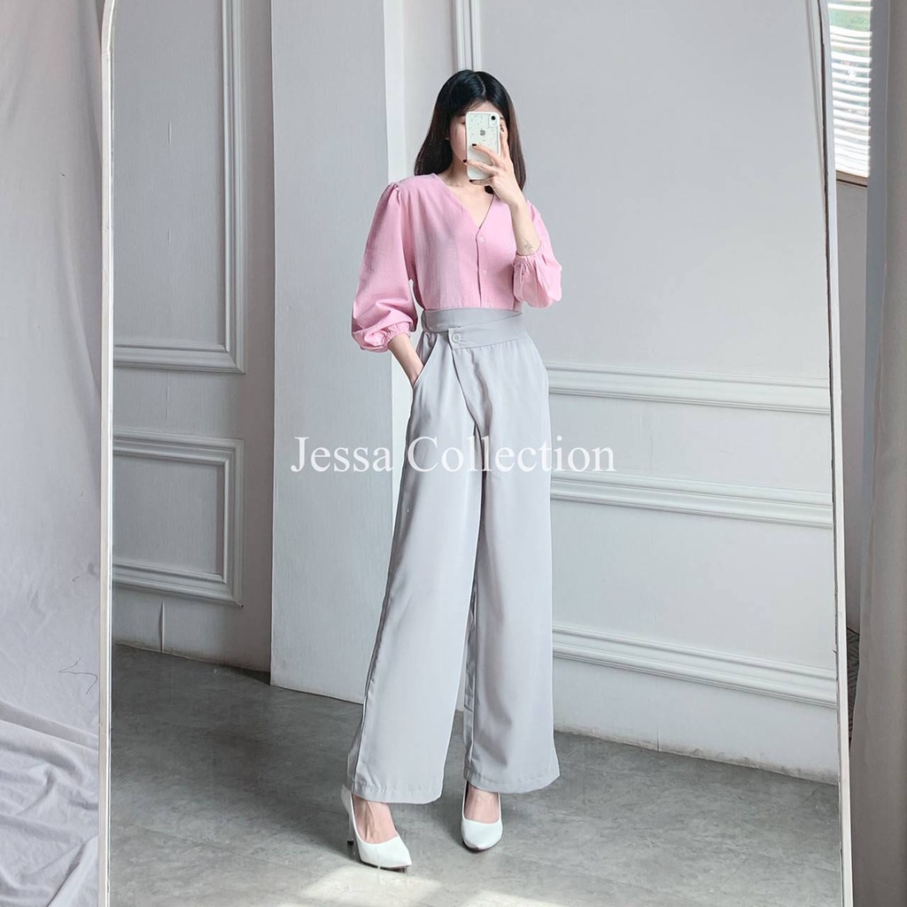 Premium Floya Plain Pants VN