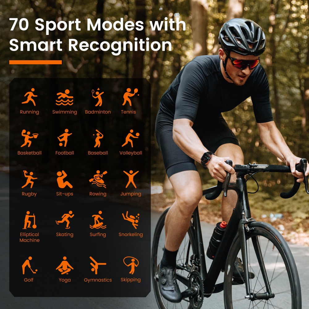 KOSPET TANK M2 Military Ultra Smartwatch Sport AI Voice IP69K 5ATM