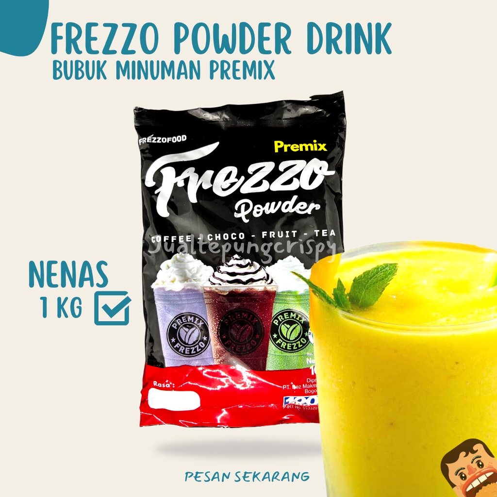 Frezzo Bubuk Minuman Rasa Nenas / Pineapple Powder Drink 1 Kg