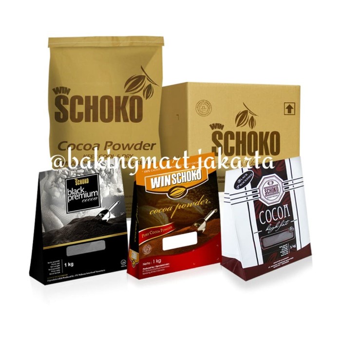 

Cocoa Powder SCHOKO high fat mirip Bensdorp cokelat bubuk