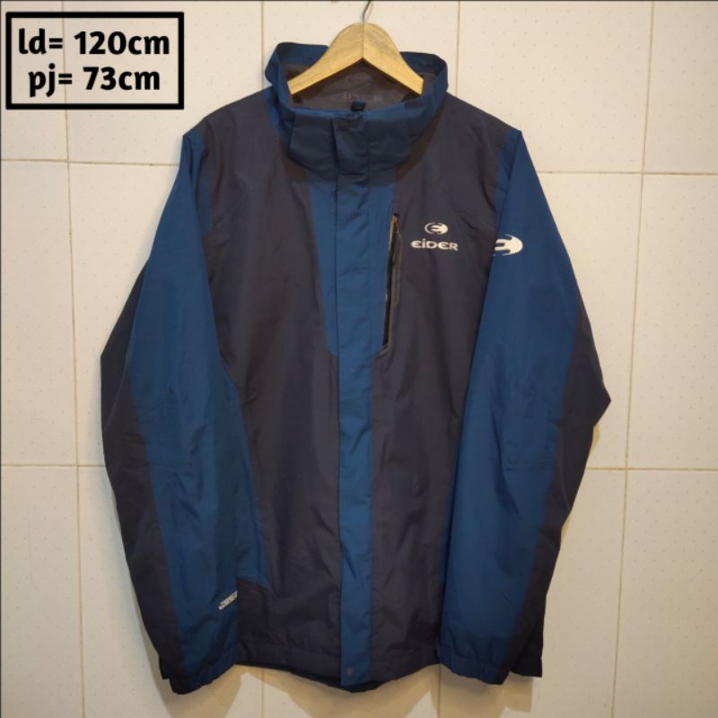 EIDER preloved branded jaket pria wanita cewek cowok thrift pl bekas second jacket parasut outdoor g