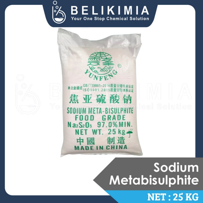 Sodium Meta-bisulfit / Sodium Meta-bisulphite 25 Kg