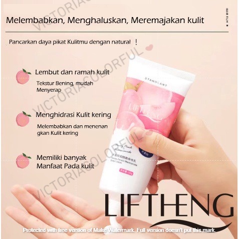 Liftheng~Body Lotion Honey Peach Niacinamide(pemutih kulit)