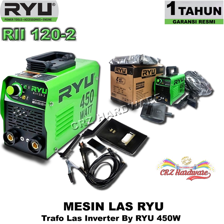 Mesin Las Trafo Las Listrik 450 watt Travo Welding Inverter IGBT MMA 120 Tekiro RYU