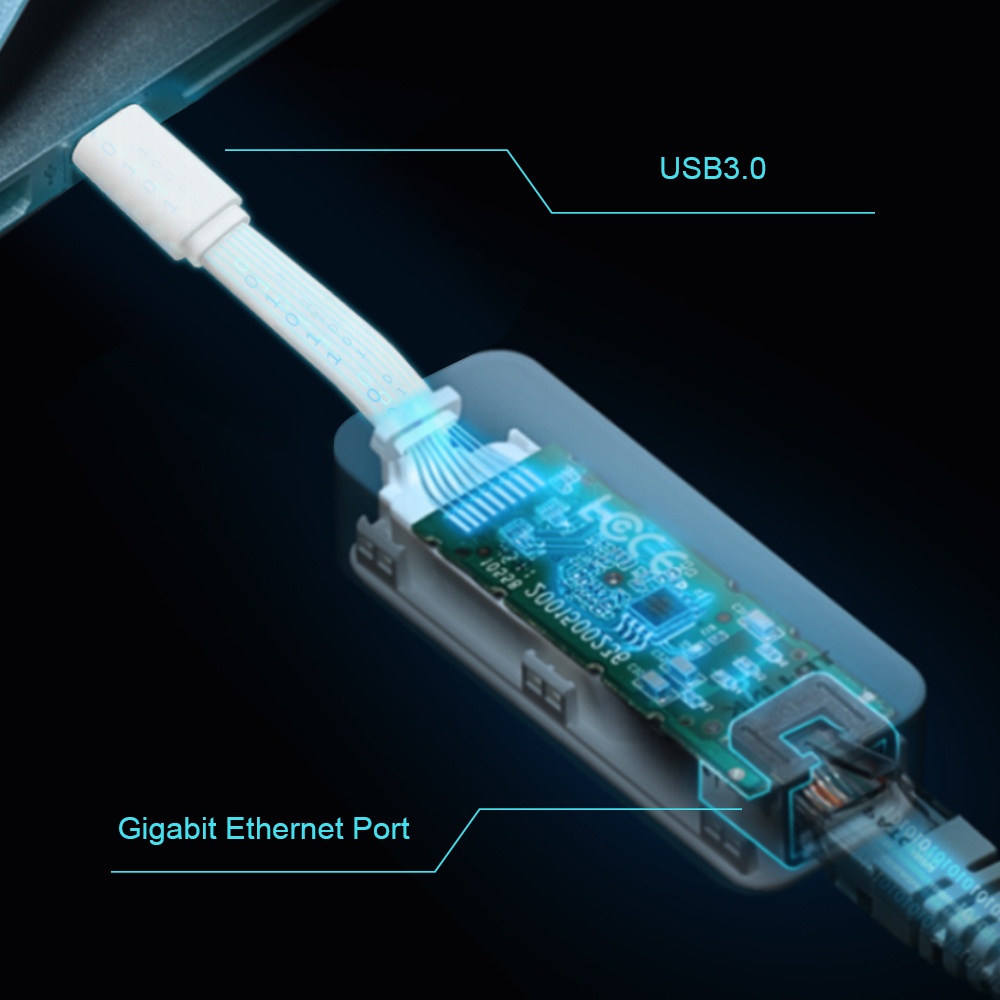TP-LINK UE300C Type-C to RJ45 Gigabit Ethernet Network Adapter TPLINK