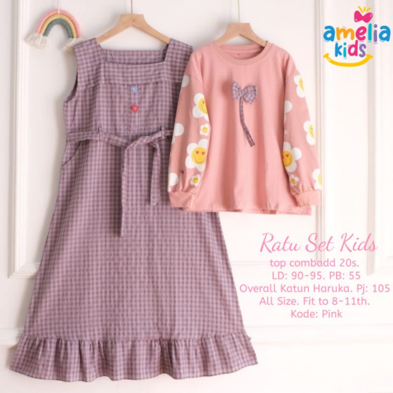 Ratu setelan kids ORI Amelia kids