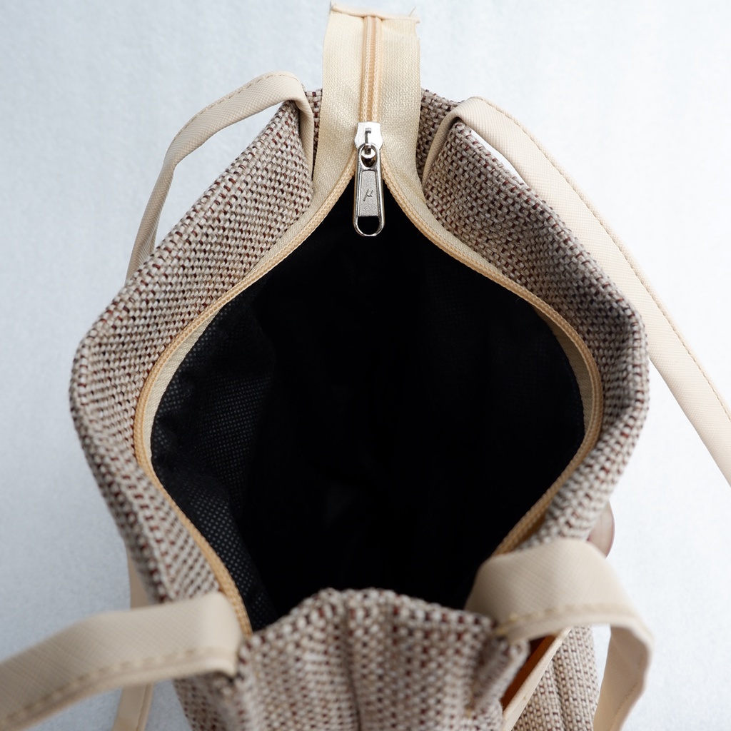 Tote Bag Goni Gail Tas Wanita Kantong 27x20x10cm GV_Mocca