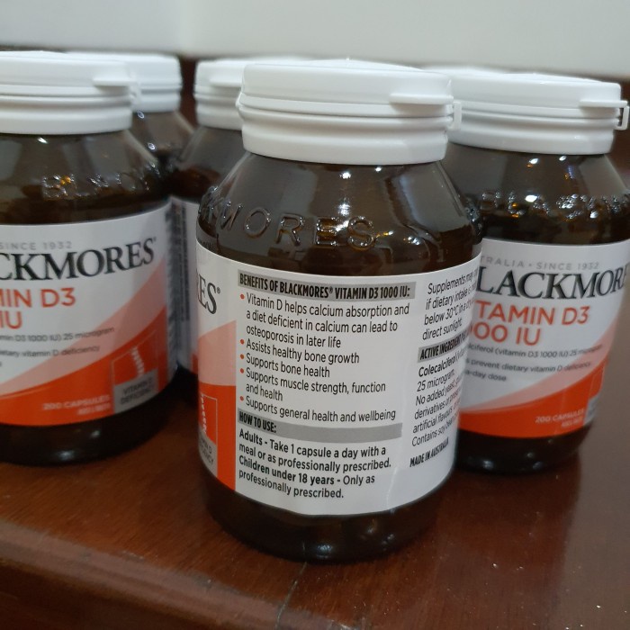 Blackmores Vitamin D3 200kapsul