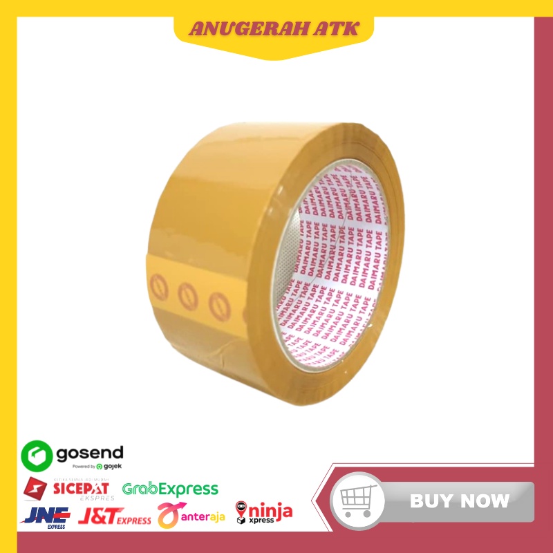 

Lakban Coklat Daimaru 48 mm x 90 yard Terbaik dan Rekat