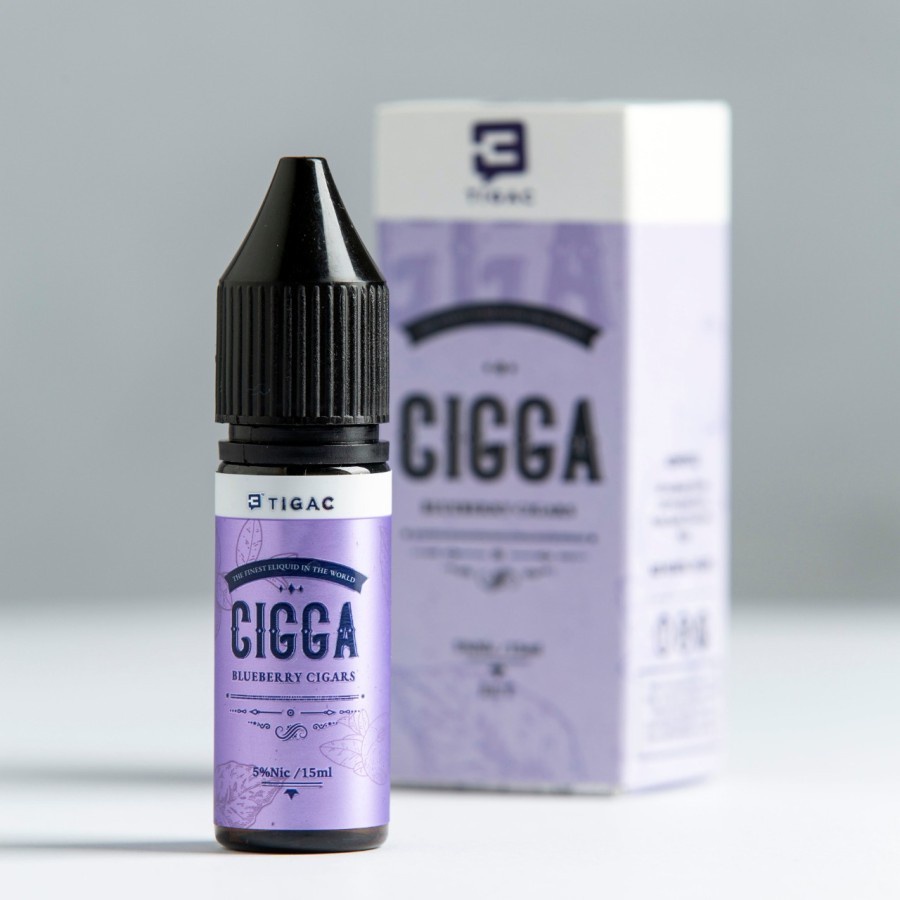 Liquid Saltnic Cigga 15ml | Cigga Series 15ml by Tigac | Cigga Blueberry | Cigga Strawberry | Cigga Coffee | Liquid Saltnic Murah