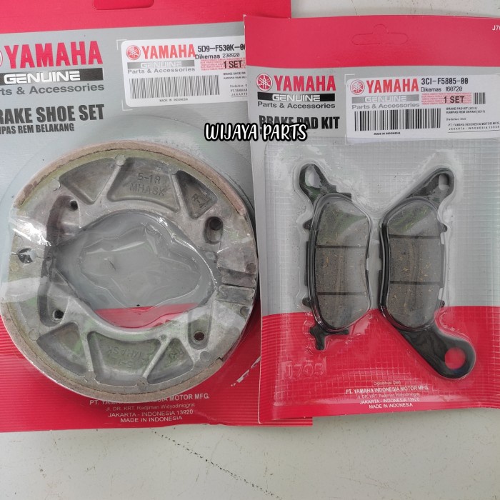KAMPAS REM DEPAN BELAKANG YAMAHA JUPITER Z/BURHAN ROBOT/SALIB ORI YGP