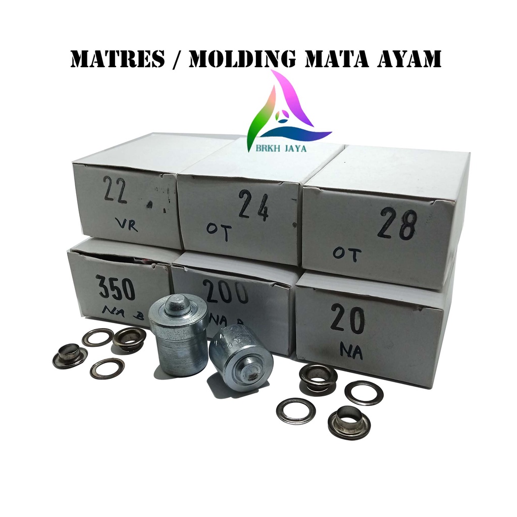 MATRES MATA AYAM / MOLDING MATA ITIK / MATRAS EYELET