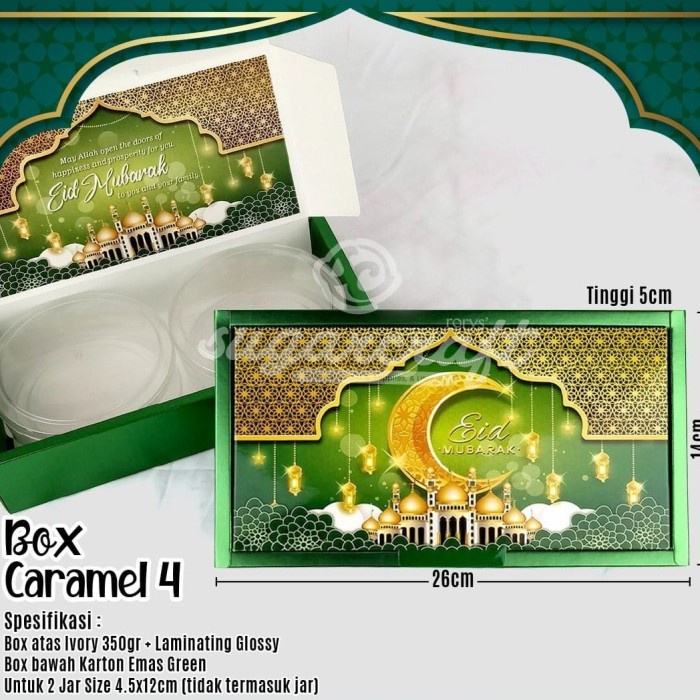 

Kotak Kue Lebaran Idul Fitri Dus Kue Hijau Mesjid 26*14*5Cm Box Kue 004