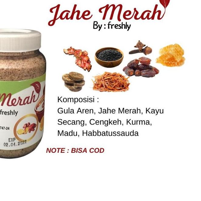 

☏ JAHE MERAH BY FRESHLYLEMON(1JM) ➶