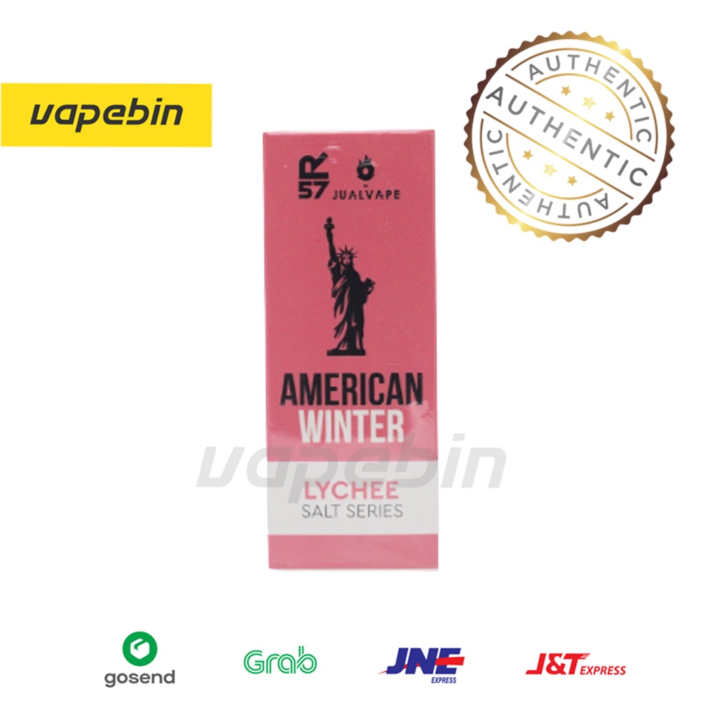 LIQUID AMERICAN WINTER LYCHEE SALT NIC - AMERICAN WINTER SALTNIC 30ML