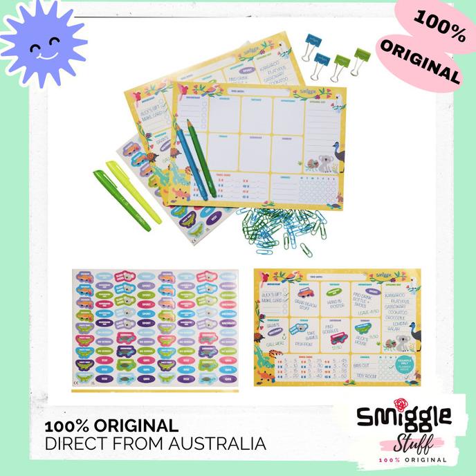 

Original Smiggle Activity Kit Mini Colour Carry Uniworld Buku Mewarnai