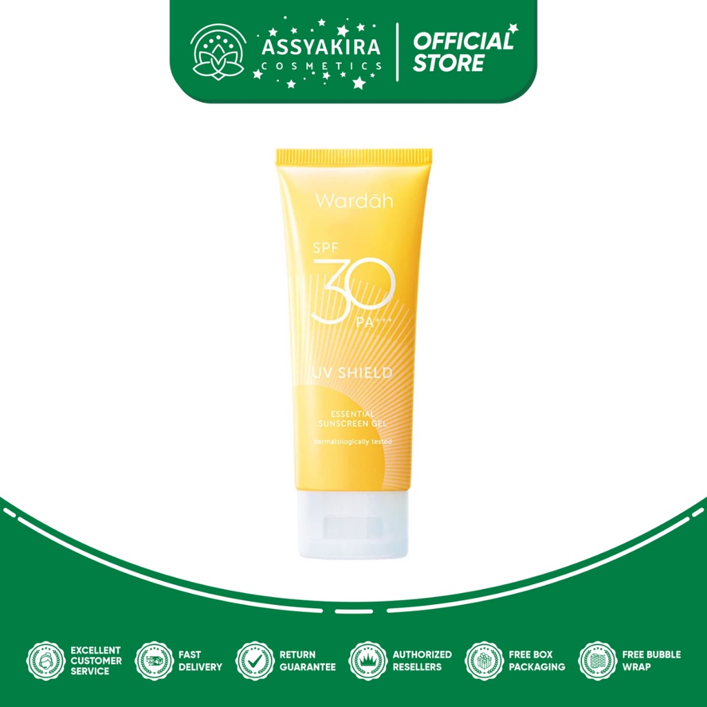 Wardah UV Shield Essential Gel Sunscreen Serum SPF 35 PA+++ [Kemasan Baru]