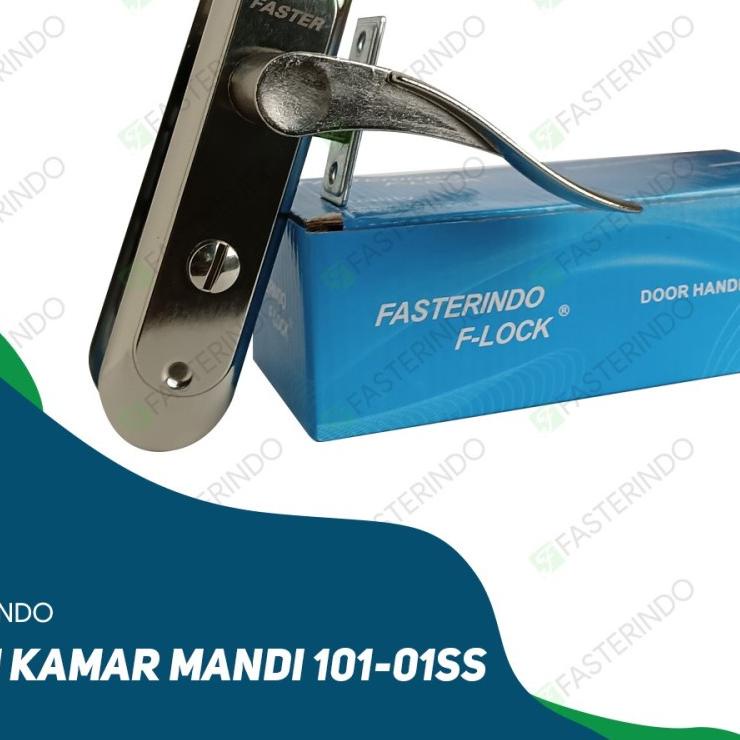 ♪ KUNCI PINTU KAMAR MANDI GAGANG PINTU SET/Kunci Kamar Mandi Model Handle Chrome/ GAGANG KUNCI PINTU