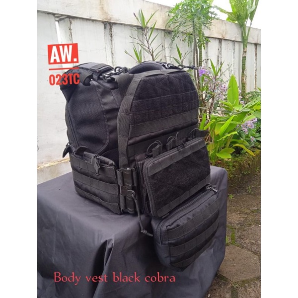 Bodyvest tactical / bodyvest black cobra tactical / rompi black cobra brimob / bodyvest black cobra 