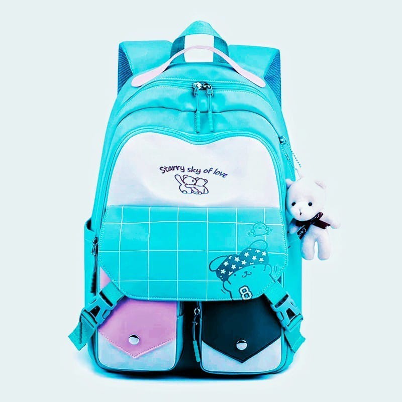 TAS ANAK SEKOLAH STARRY SKY OF LOVE / TAS RANSEL ANAK PEREMPUAN / TAS RANSEL ANAK SEKOLAH SD SMP / TAS RANSEL ANAK CEWEK MURAH / TAS ANAK PEREMPUAN / TAS ANAK TERBARU 2023 / TAS RANSEL ANAK TRENDY / TAS RANSEL ANAK KARAKTER