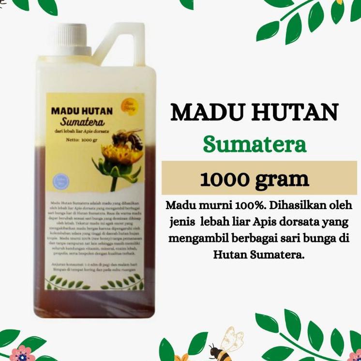 

♀ Hutan Asli Murni Raw Honey 1000 Gram ✧