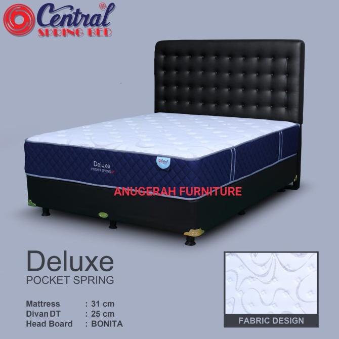 Matras /Kasur Springbed Central Deluxe Pocket 180/160/120/100/90 - Uk