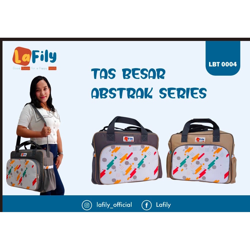 Lafily Tas Bayi Besar Abstrak Series