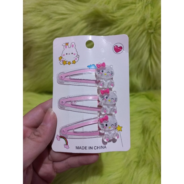 jepit rambut anak hello kitty