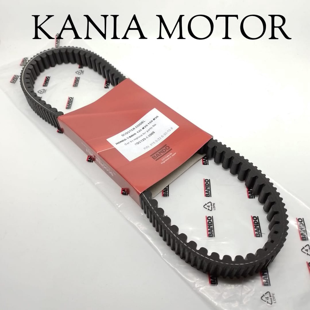 V-BELT VANBELT BELT VARIO 150 125 LED 2015 2021 K36 ASLI BANDO ORIGINAL