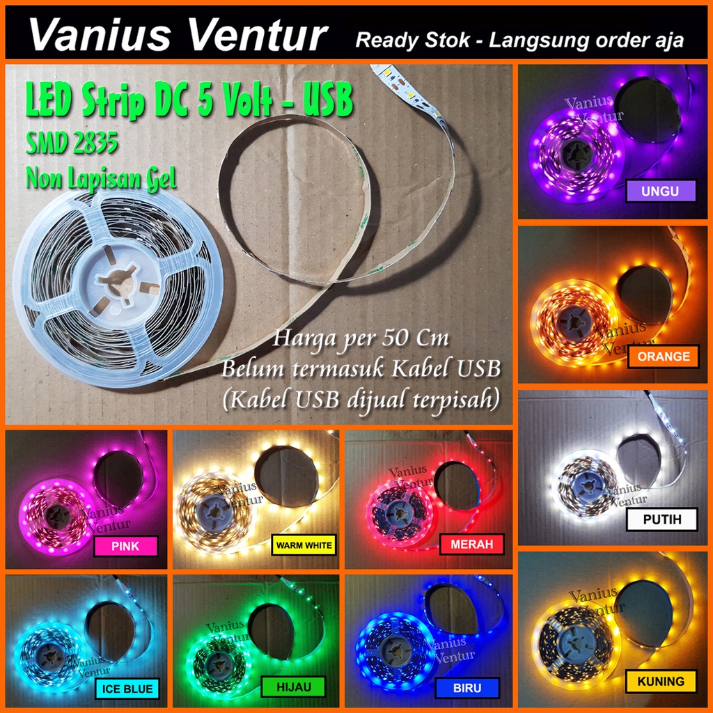 LED Strip 2835 DC 5V USB