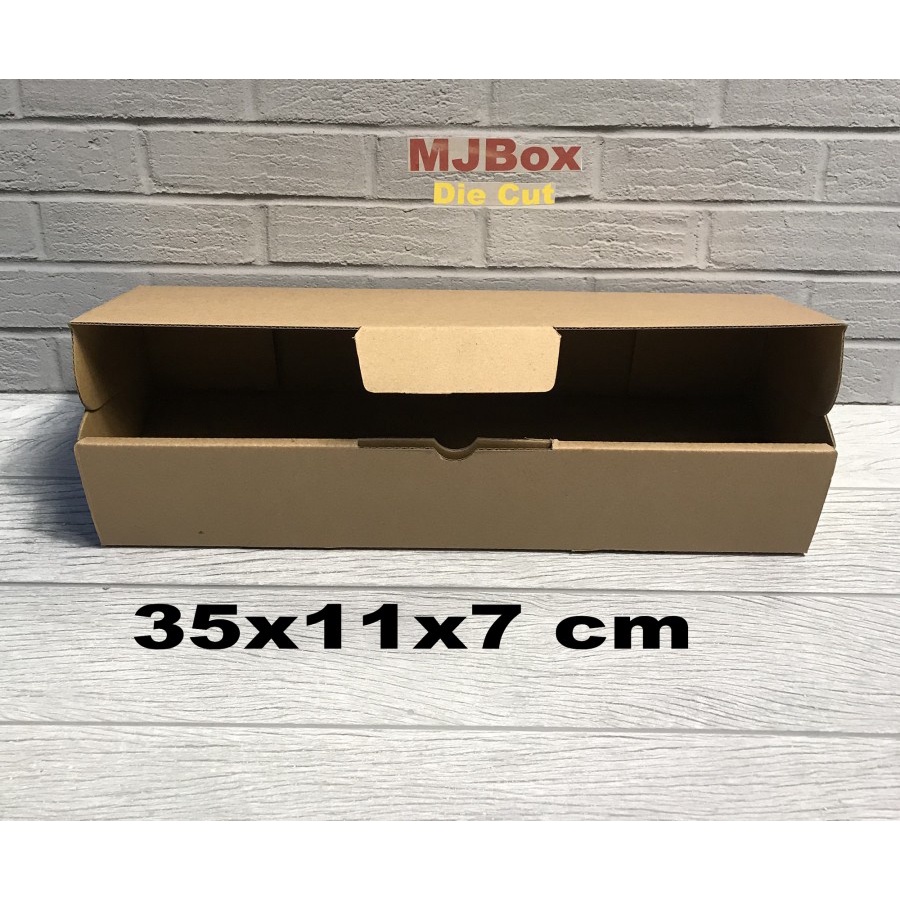 

Kardus karton uk. 35x11x7 cm...die cut box kotak Souvenir -dll