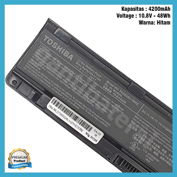 Baterai Toshiba C800 C800D C840 C840D C845 C870 L800 PA5024