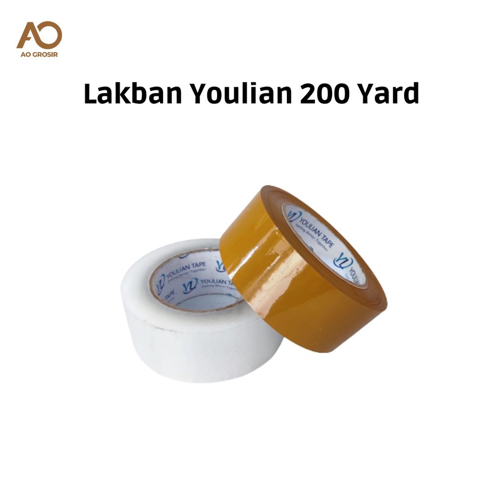 

Tape Lakban Bening dan Coklat Youlian 45mm 200Yard