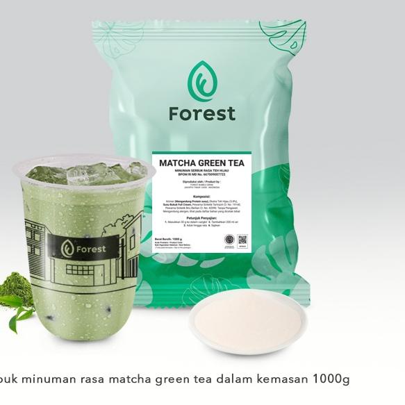 

PROMO✅⭐-Bubuk Minuman MATCHA GREEN TEA Powder 1000g - FOREST Bubble Drink