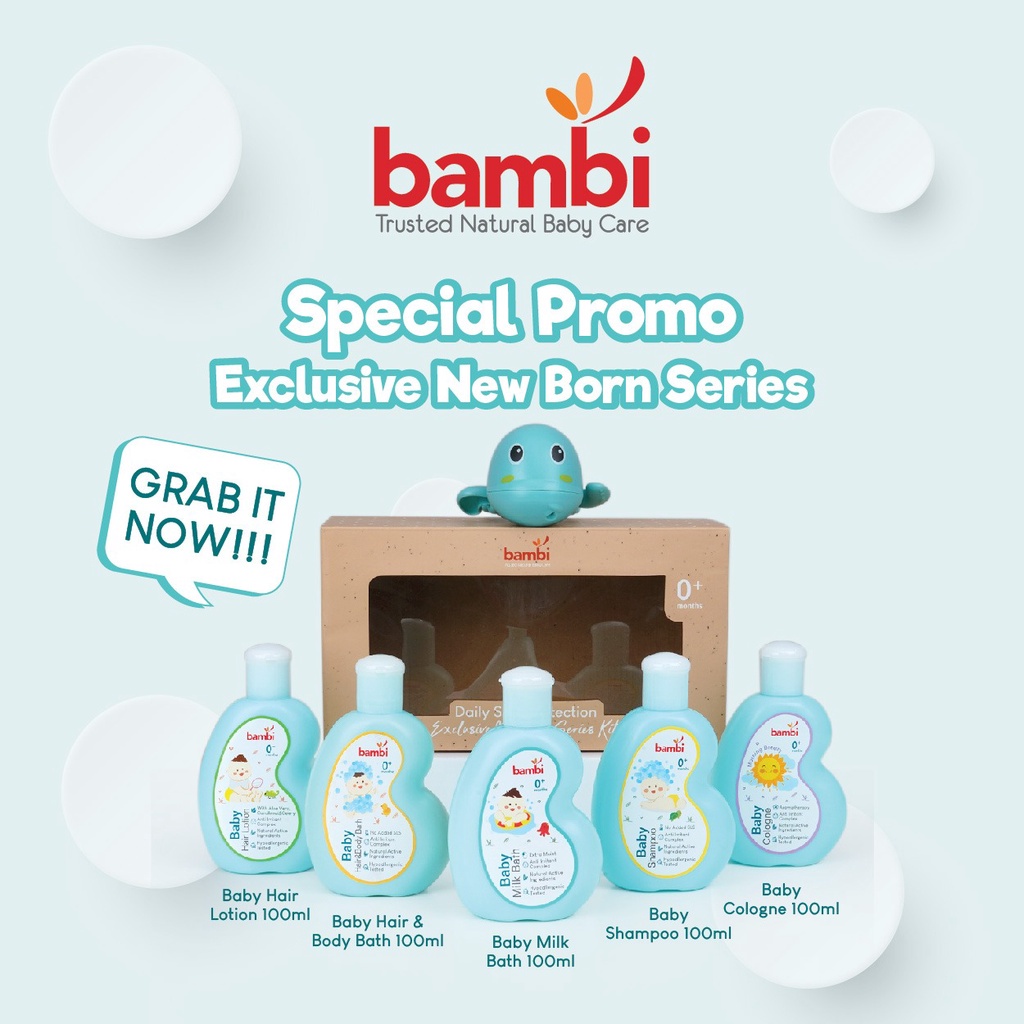 Bambi Baby Special Exclusive New Born Series Kado Paket Set Giftset bayi baru lahir