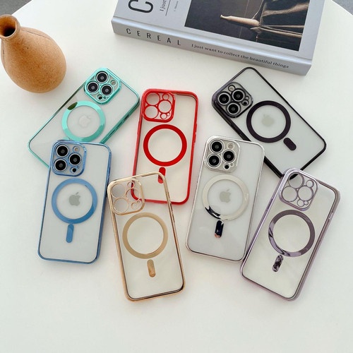 Case Metallic Magsafe For Iphone - Fullcover Softcase