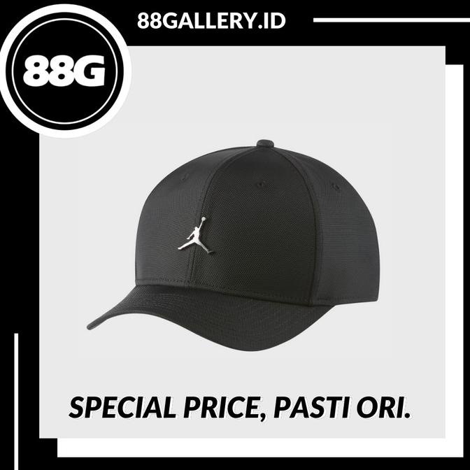 Air Jordan Classic 99 Black Cap Metallic / Topi Jordan 100% Original