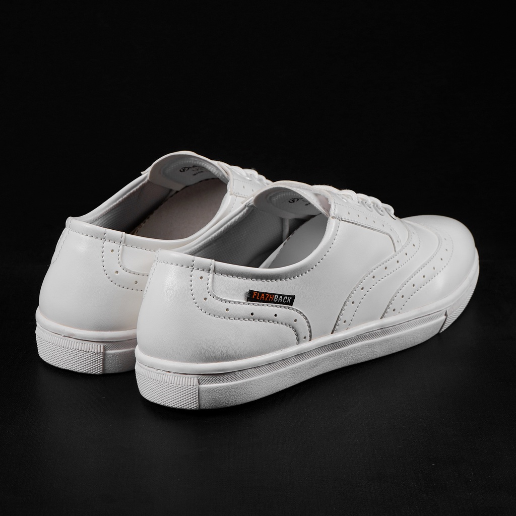 BIANCO |ManNeedMe x FLAZHBACK| Sepatu Sneakers Pria Casual Shoes DIJAHIT ORIGINAL