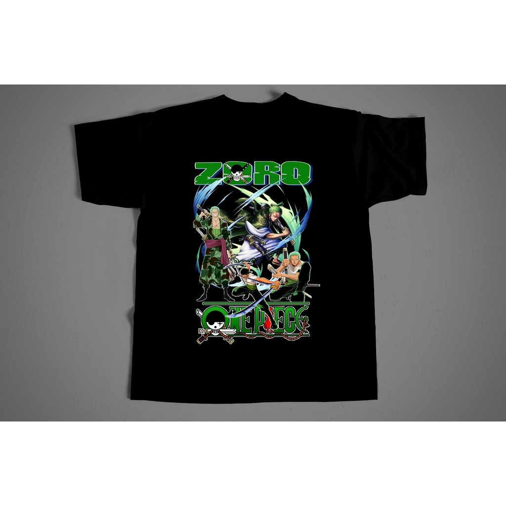KAOS T SHIRT CUSTOM ZORO ONE PIECE (78)