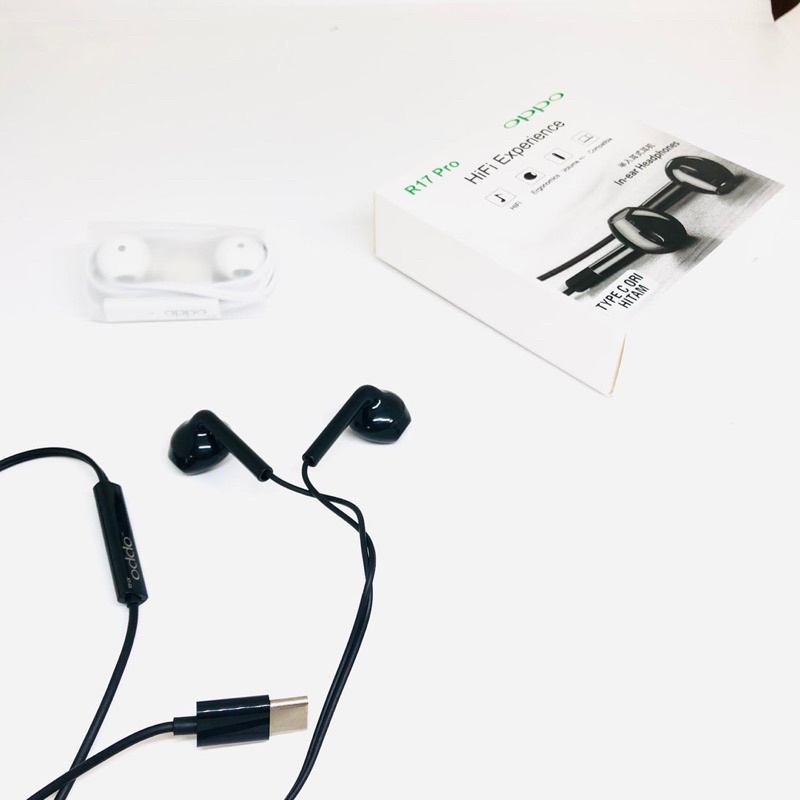 Handsfree Oppo type c Find X R17 Pro Original Oppo Find X Connector Type C Headset Oppo HF Oppo by smoll