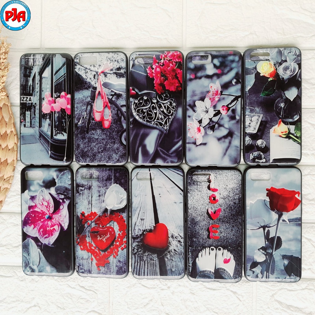 Case Softcase Casing Silikon Motif Flower Love Samsung A01 core M01 Core A02s A12 M12 A31 A51 M51