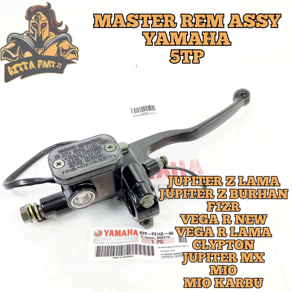 MASTER REM SET KOMPLIT ASSY YAMAHA KUALITAS ASLI ORIGINAL PRESISI JUPITER Z LAMA JUPITER Z BURHAN F1ZR FIZR VEGA R NEW VEGA R LAMA CLYPTON JUPITER MX 135 MIO KARBU MIO