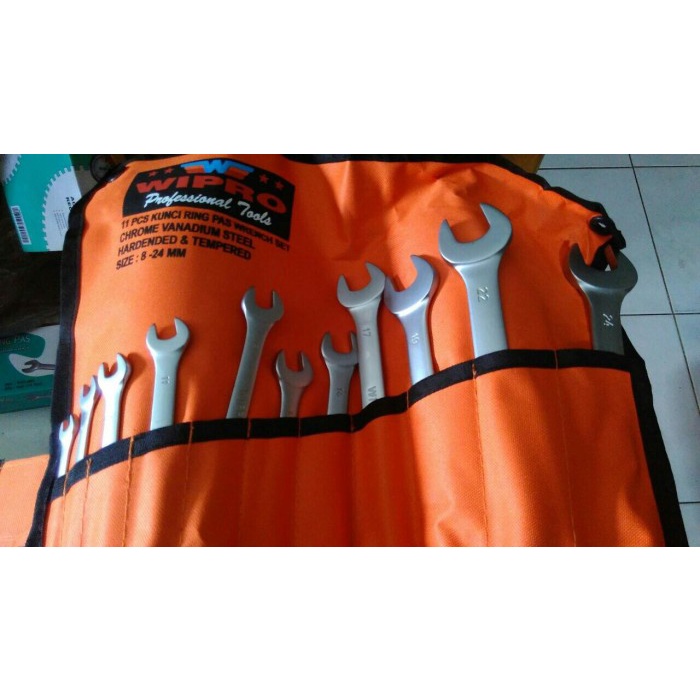 (:(:(:(] Kunci Pas Ring Set 11 pcs Wipro