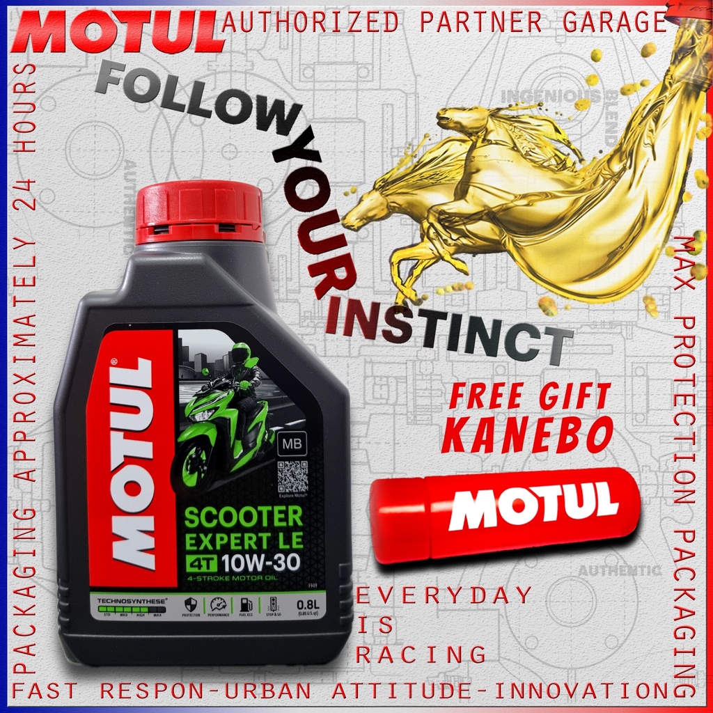 OLI MATIC MOTUL EXPERT LE 10W30 800ml/1L SEMUA VARIANT 100% ORIGINAL