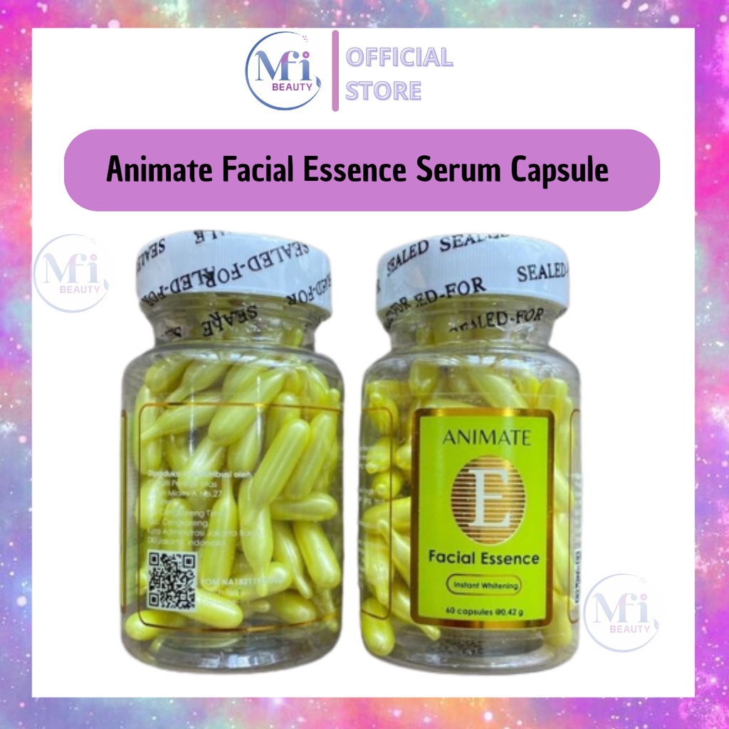 MFI - Facial Essence Serum Capsule By Animate | Isi 60 | BPOM | Ready Stock