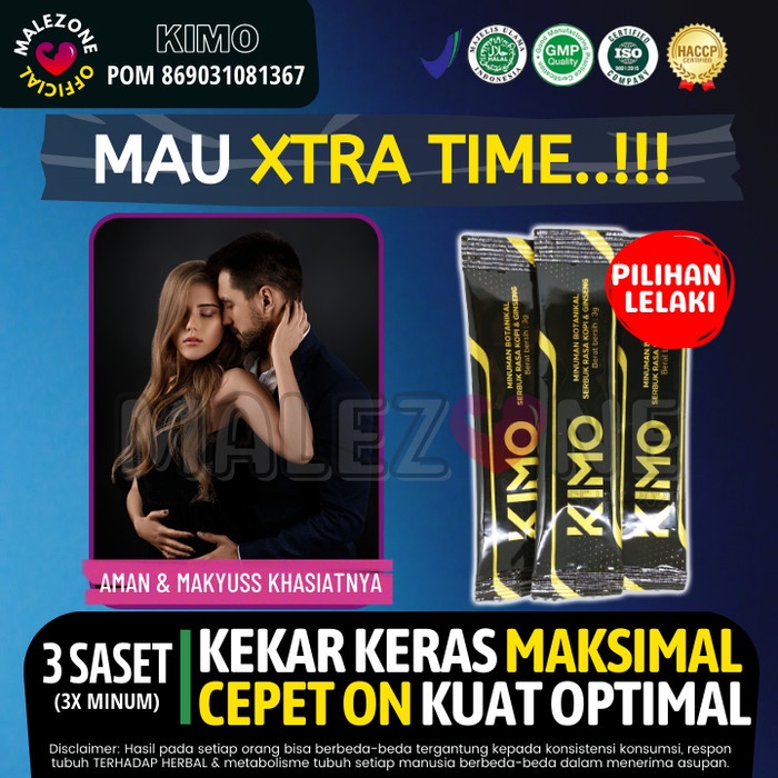 Kimo Obat Herbal Kuat Pria Asli Original Tahan Lama