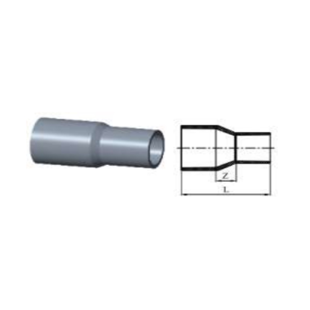 Lesso Reducer (AW) 1.1/2&quot; x 1/2 inch / Reducer (AW) 1.1/2&quot; x 1/2&quot; / Pipa PVC Fittings